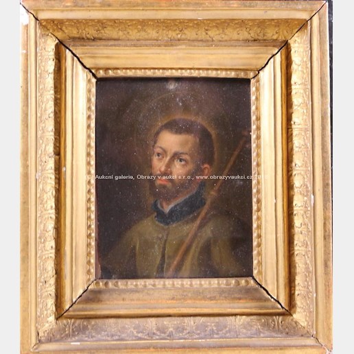 středoevropský malíř konce 18. a počátku 19. stol. - sv. František Xaverský