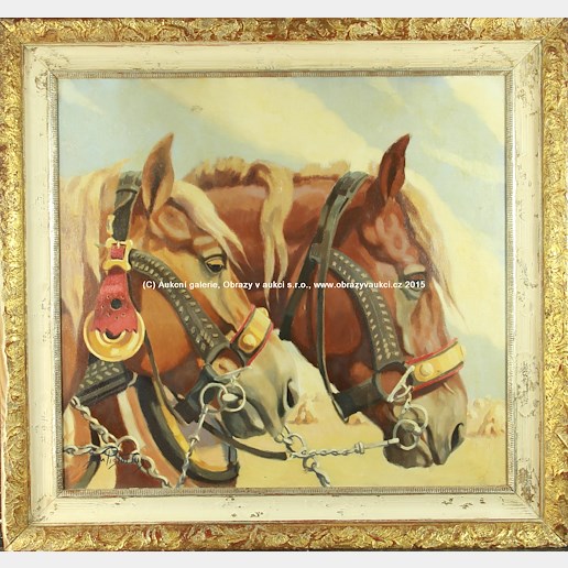 Vilém  Pistorius - Dva koně