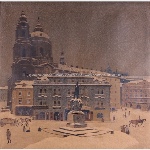 Karel Kostial - Malostranské náměstí