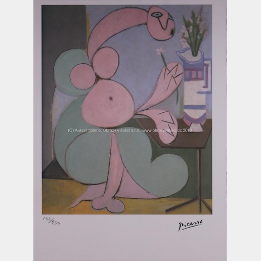 Pablo Picasso - Žena u stolu