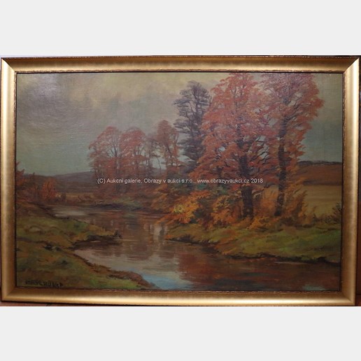 Otakar Hůrka - Podzim u řeky