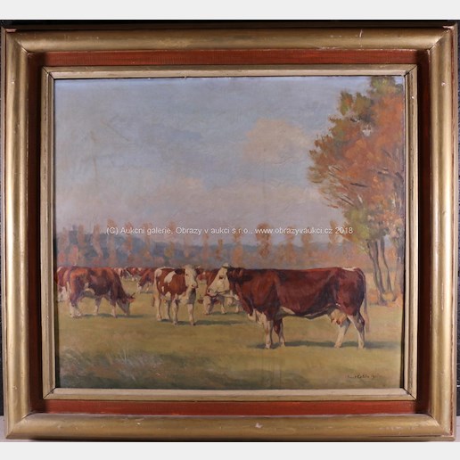 Emil Kotrba - Krávy na pastvě