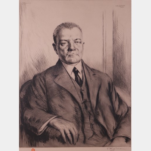 Šimon František Tavík - Portrét muže