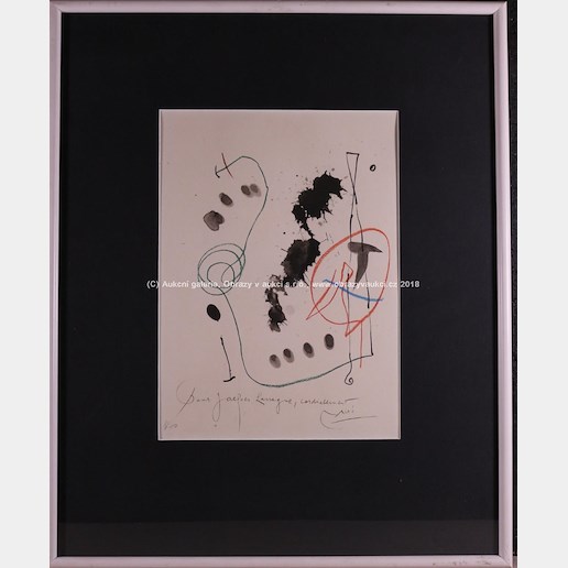 Joan Miró - Pocta... Pour Jacques Lassaigne