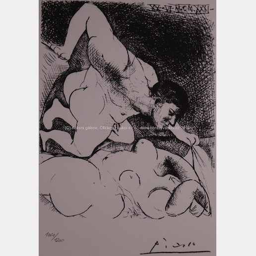 Pablo Picasso - Erotická scéna