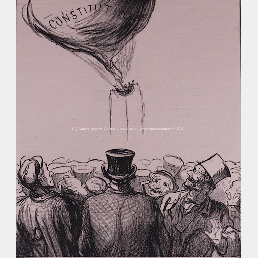 Honoré Daumier - On jette dulest