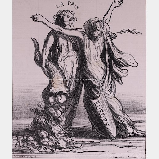 Honoré Daumier - La Paix et Europe