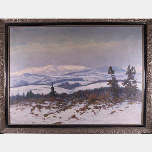 Karel Havlata - Pohled na Sněžku