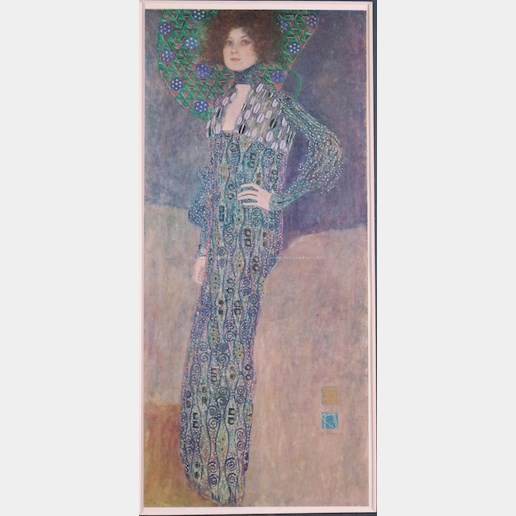 Gustav Klimt - Žena v zelených šatech