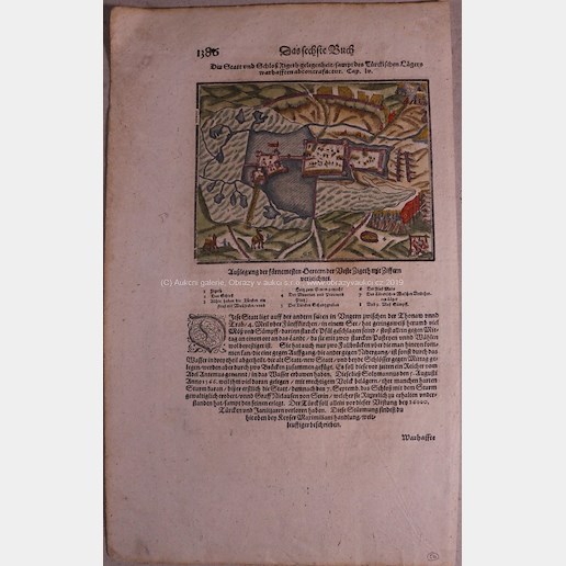 . - Soubor 2 listů z knihy Cosmographia