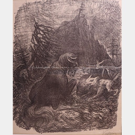 Alfred Kubin - Vlci a kůň