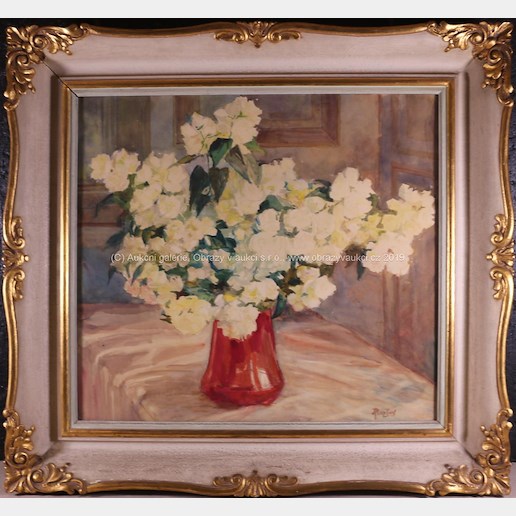 Martha Raphael - Váza s květinami