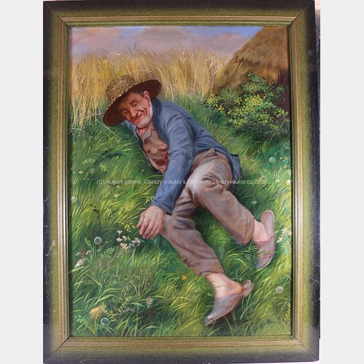 František Klimeš - Odpočinek v trávě