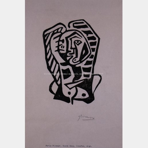Pablo Picasso - Hlava žena
