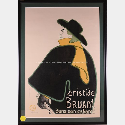 Henri de Toulouse Lautrec - Aristide Bruant dans son Cabaret