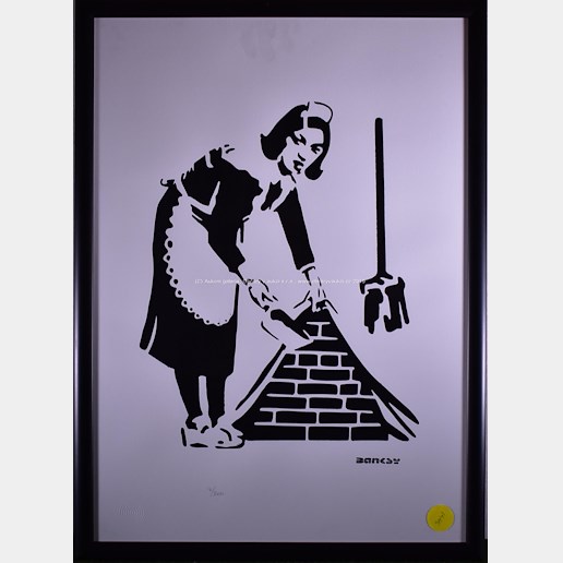 Banksy - Sweeping maid