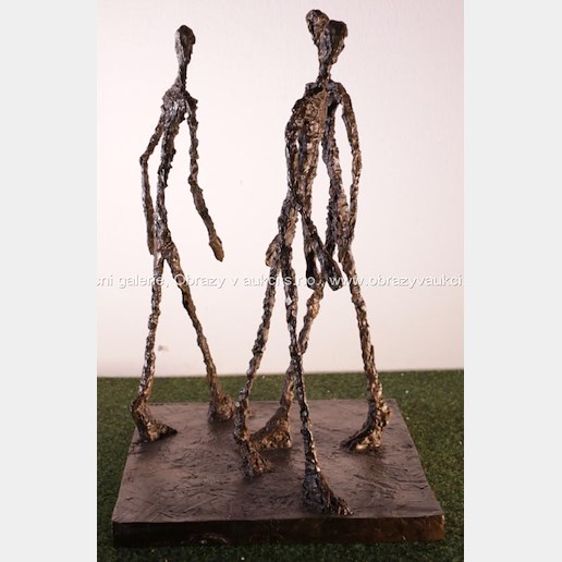 Alberto Giacometti - Kráčející muži