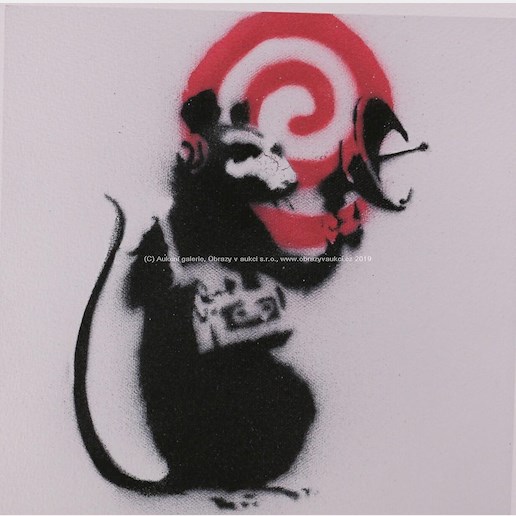 Banksy - Radar Rat