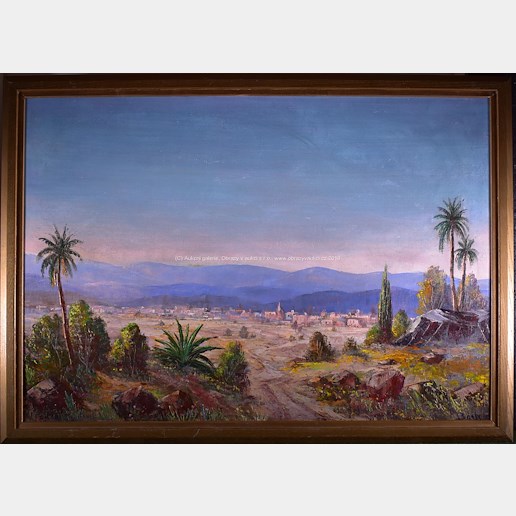 Julius Bartek - Pohled na Jeruzalém