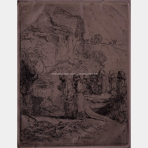 Rembrandt van Rijn - Ukládání do hrobu