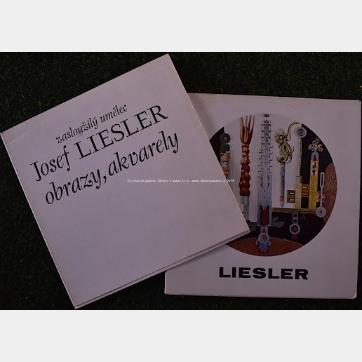 Josef Liesler - Soubor 13-ti katalogů z výstav Josefa Lieslera