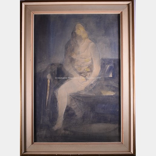 Karel Souček (*1885) - Sedící žena
