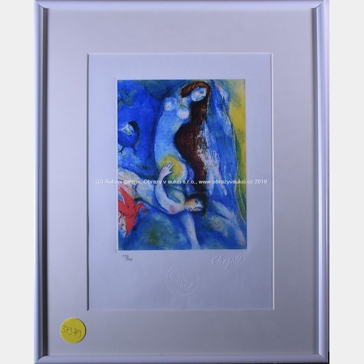 Marc Chagall - Erotický motiv