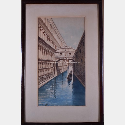 Eduard de Martini - Párové obrazy - Benátky