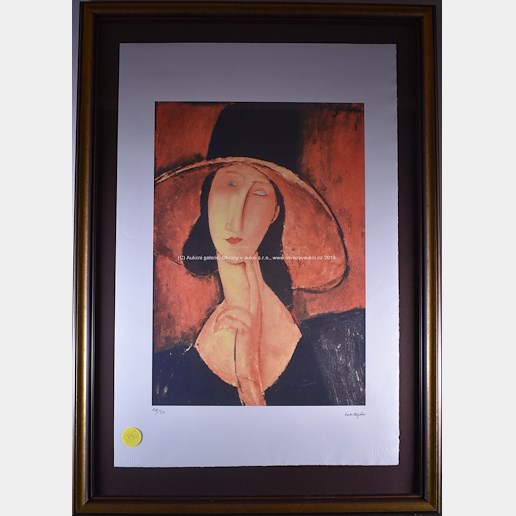 Amedeo Modigliani - Dáma v klobouku