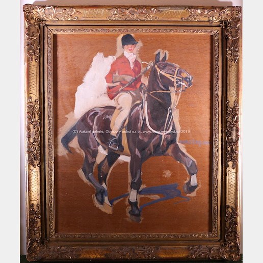 Ludvík Vacátko - Jezdkyně na koni