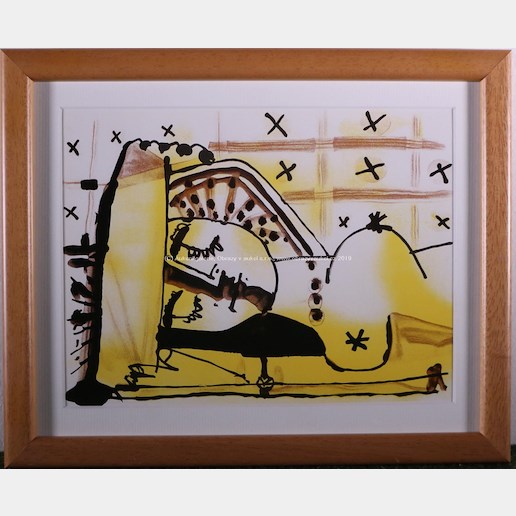 Pablo Picasso - Nu couché - Lying Nude - Le mystére