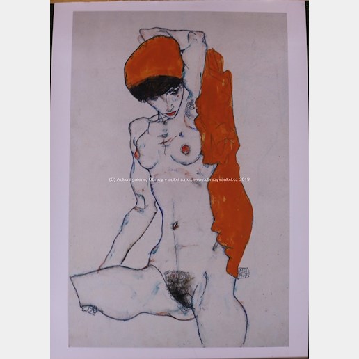 Egon Schiele - Standing Nude