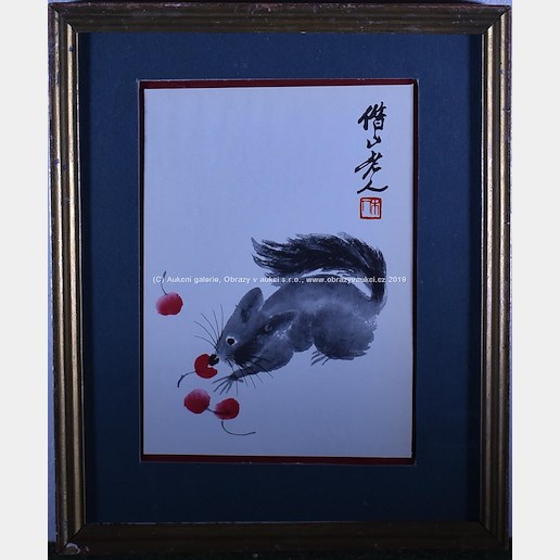Bai-shi Qi (Čchi Paj-š´) - Veverka s třešněmi