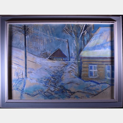 Jaroslav Grus - Cesta zimní vesnicí