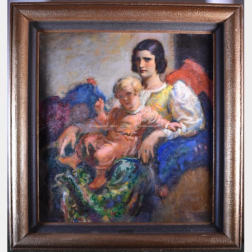 František Xaver Naske - Matka s dítětem