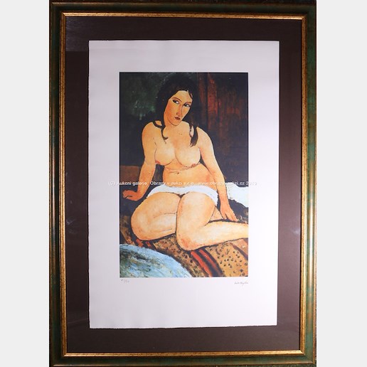 Amedeo Modigliani - Sedící akt