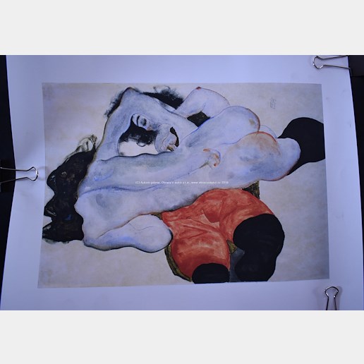 Egon Schiele - Erotický výjev