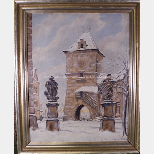 H. Gatscher - Vstupní brána v zimě