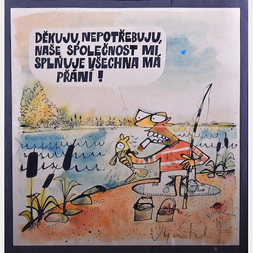 Jan Vyčítal - Rybář a zlatá rybka