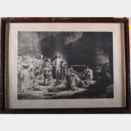 Rembrandt van Rijn - Kristus uzdravuje nemocné