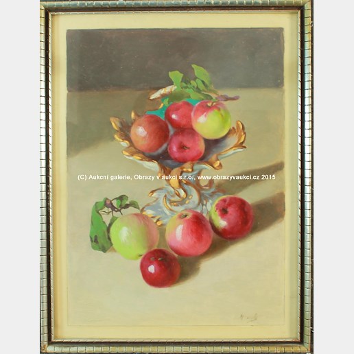 Karel Havlata - Jablka v dekorativní míse