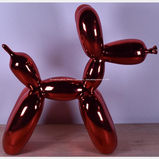 podle Jeffa Koonse - Balloon Dog (Red)