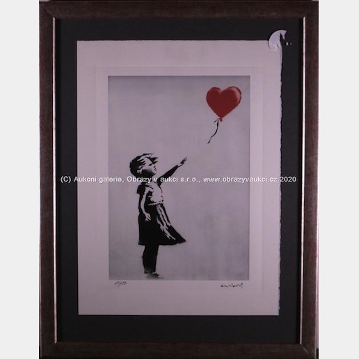 Banksy - Girl with Red Heart Balloon