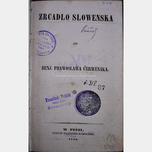 Benj.Prawoslaw Čerwenák - Zrcadlo Slowenska