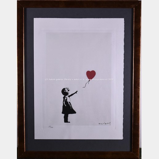 Banksy - Dívka s balonem