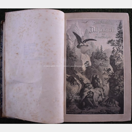 von Tschudi, Brendel, Altum - Ilustrované knihy o zvířatech z 2. pol. 19. stol.