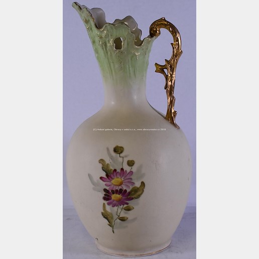 Gaebler a Gröschl, Ledvice 1894-1901 - Váza s květy