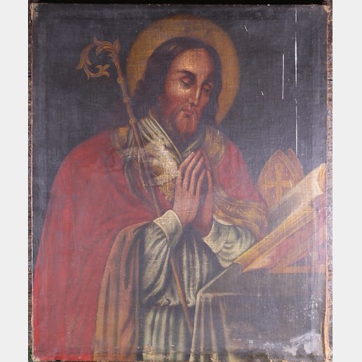 Střední Evropa 19. stol. - Modlící se biskup