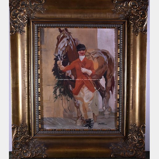 Ludvík Vacátko - Jezdkyně s koněm