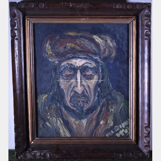 Vlastimil Hofman (*1881) - Portrét starého žida